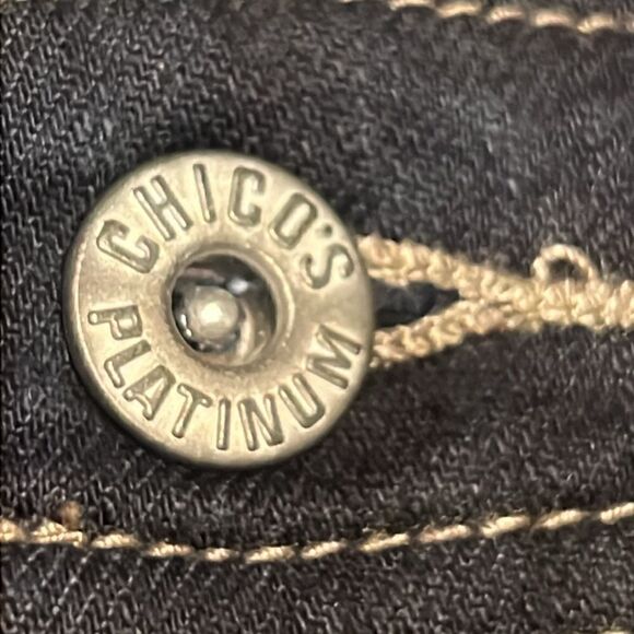 Chicos Jeans Platinum Dark Blue Wash - Picture 4 of 11